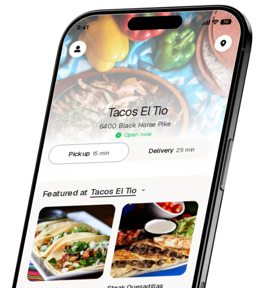 Tacos El Tio app preview